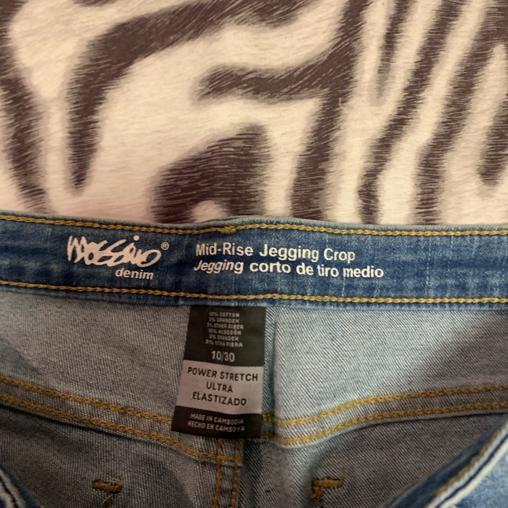 Mossimo mid rise jegging power stretch size 10